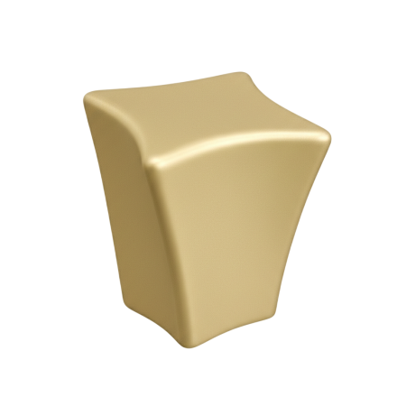 Moderni - Starr - Buton pentru mobila, finisaj auriu, L:15 mm