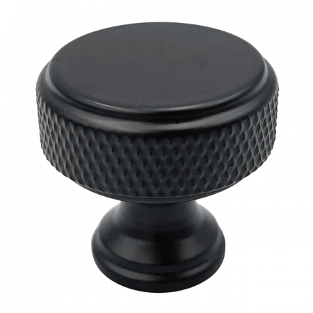 Vintage & Retro - Tang - Buton pentru mobila, finisaj negru, D:30 mm