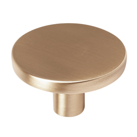 Moderni - Como Big - Buton pentru mobilier, finisaj alama cava periata, D:41 mm