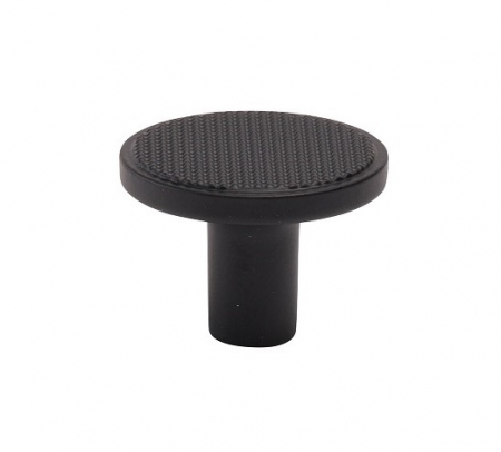 Industiale - Carter - Buton rotund pentru mobila, finisaj negru mat , D:30 mm