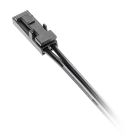 Conectori bandă LED - Cablu conector GTV pentru bandă LED, Mini AMP tată, AWG24, 2 m