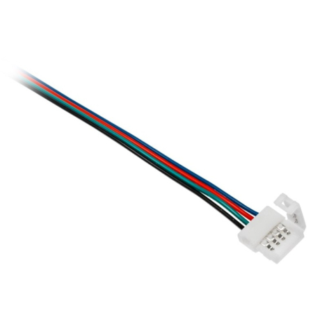Conectori bandă LED - Conector de alimentare GTV pentru banda LED RGB, cablu 2 m