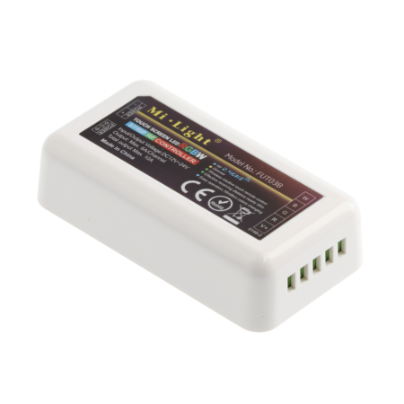 Sisteme LED pentru mobilă - Controller RGBW GTV pentru bandă LED, 1 zonă, 12-24V, 120-240W, alb