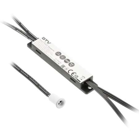 Întrerupătoare bandă LED - Întrerupător cu senzor Mikro GTV pentru bandă LED, 36W, 12V, IP20, alb