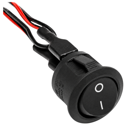 Întrerupătoare bandă LED - Întrerupător ON/OFF GTV pentru bandă LED, 36W, 12V, negru