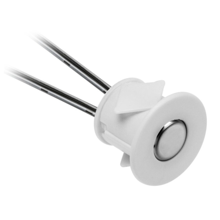 Întrerupătoare bandă LED - Întrerupător tactil dimabil GTV pentru bandă LED, 24W, 12V, IP20, alb, cablu 1 m