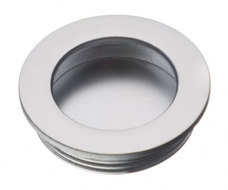 Manere ingropate - B224 - Maner ingropat rotund, finisaj aluminiu GT, D:40.5 mm