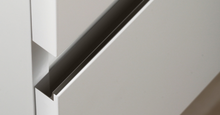 Profile maner - Grada - Profil maner pentru mobila, finisaj negru mat, L:3000 mm