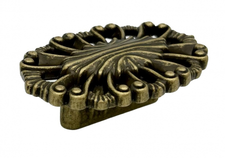 Rustice - Alia - Maner pentru mobila, finisaj alama antichizata CB, 32 mm