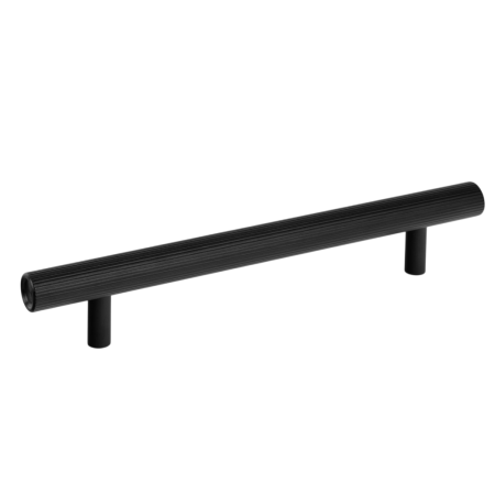 Industiale - Boto - Maner pentru mobila, finisaj negru periat, L:226 mm