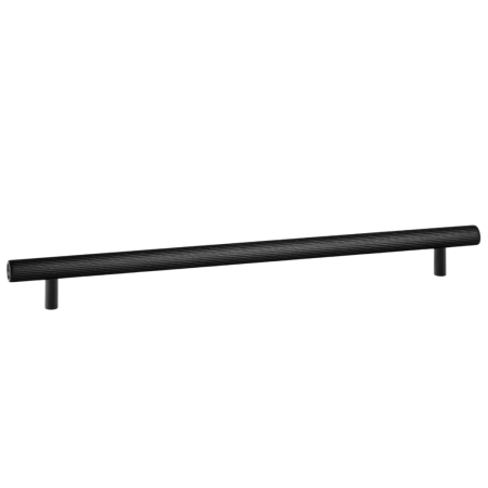 Industiale - Boto - Maner pentru mobila, finisaj negru periat, L:386 mm
