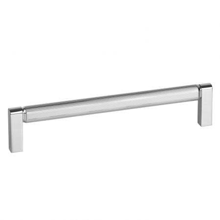 Luxury & Glam - Brooklyn - Maner pentru mobila, finisaj nichel lucios, L:170 mm