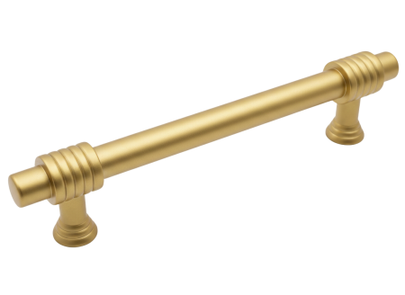 Manere mobila - Cruz - Maner pentru mobila, finisaj auriu mat, L:128 mm