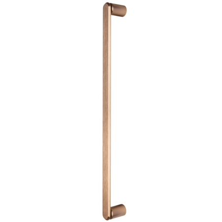 Mânere & Accesorii uși - Fase Big - Maner spatial single, finisaj alama cava periata, L:508 mm