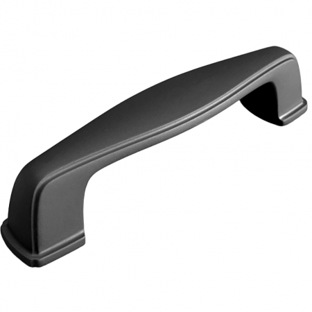 Vintage & Retro - Ferdi - Maner pentru mobila, finisaj negru mat CB, 96 mm