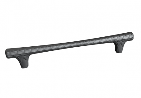 Vintage & Retro - Lina - Maner pentru mobila, finisaj negru mat CB, 128 mm