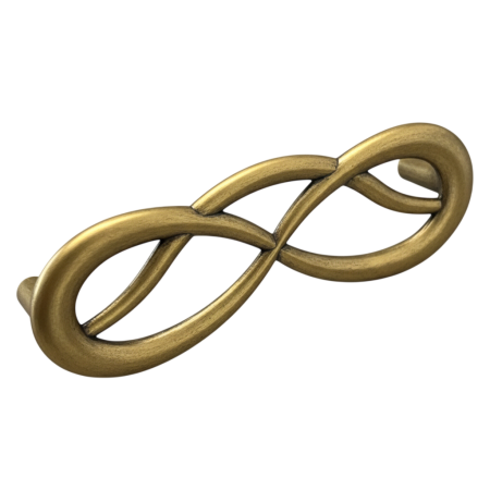 Vintage & Retro - Loire - Maner pentru mobila, finisaj alama antichizata, L:105 mm