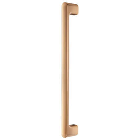 FERONERIE ȘI ACCESORII UȘI - Maner spatial single Luv Big, finisaj alama cava periata, L:419 mm