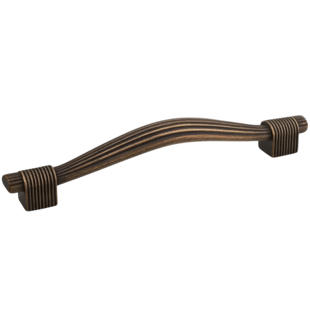 Manere mobila - Reed - Maner pentru mobila, finisaj alama antichizata, L:163 mm