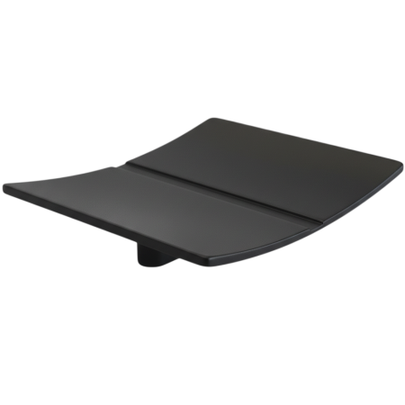 Moderne - Urbano - Maner pentru mobila, finisaj negru cobalt, L:80 mm