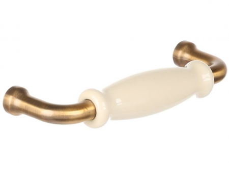 Vintage & Retro - XR21 - Maner pentru mobila, finisaj aur patinat, 108x19x27 mm