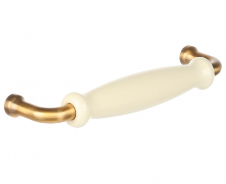 Vintage & Retro - XR21 - Maner pentru mobila, finisaj aur patinat, 140x20x38 mm