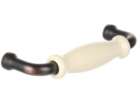 Vintage & Retro - XR21 - Maner pentru mobila, finisaj maro patinat, 108x19x27 mm