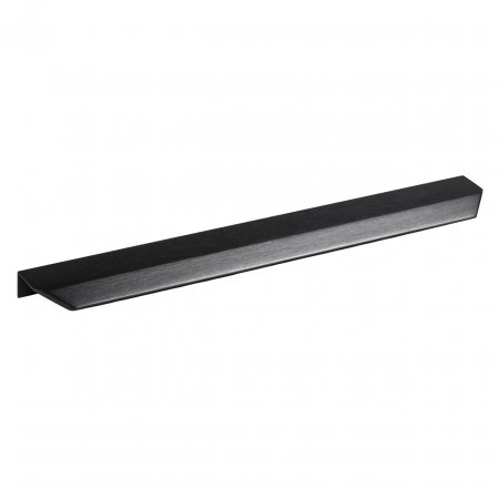 Manere In cant - Vann - Maner pentru mobilier, finisaj negru titan, L:350 mm