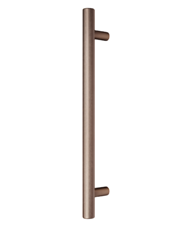 Mânere & Accesorii uși - Boto Big - Maner spatial single, finisaj bronz periat, L:418 mm