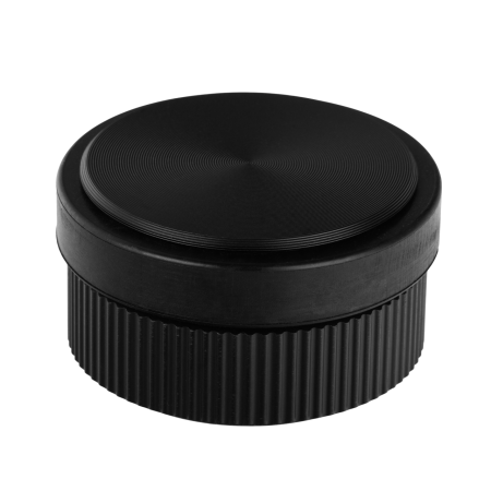 Manere & Accesorii usi - Brooklyn - Opritor pentru usa, finisaj negru periat, 62x33 mm