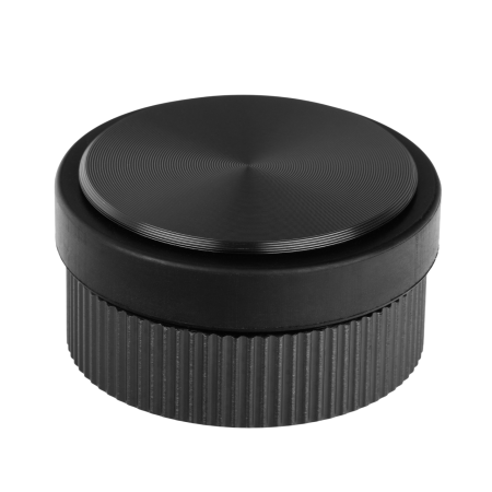 Manere & Accesorii usi - Brooklyn - Opritor pentru usa, finisaj negru titan, 62x33 mm