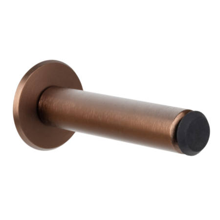 Mânere & Accesorii uși - Fase Wall - Opritor pentru ușă, finisaj bronz periat, 101 × 20 mm