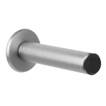 Mânere & Accesorii uși - Fase Wall - Opritor pentru ușă, finisaj oțel inoxidabil, 101 × 20 mm