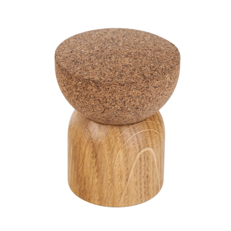 Opritoare usi - Piece - Opritor pentru usa, finisaj stejar/pluta, 48x59 mm