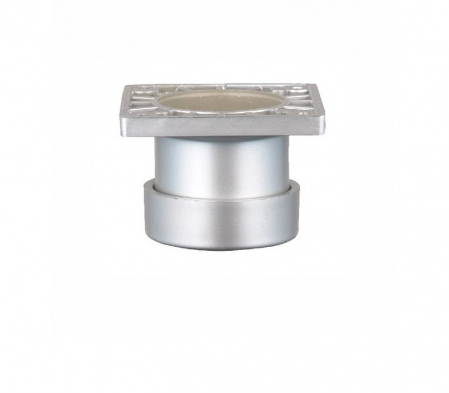 Picioare mobila reglabile - Picior SDF cilindric reglabil pentru mobilier, finisaj aluminiu, H:50 mm