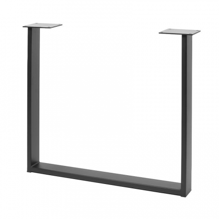 Picioare masa - Industria U - Picior de masa, finisaj negru mat, 710x820 mm