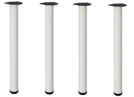 Picioare masa - Picior pentru masa H 820, #60, finisaj alb, set 4 bucati