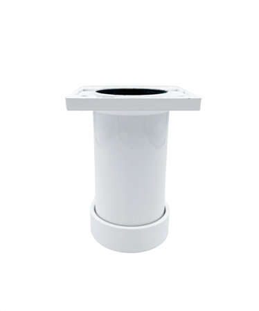 Picioare mobila reglabile - Picior SDF cilindric reglabil pentru mobilier, finisaj alb, H:100 mm