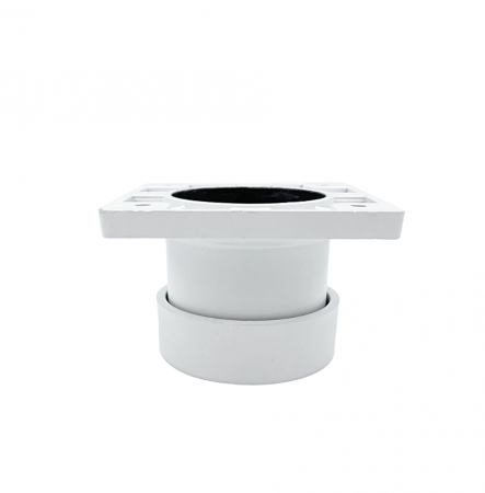 Picioare mobila reglabile - Picior SDF cilindric reglabil pentru mobilier, finisaj alb, H:100 mm