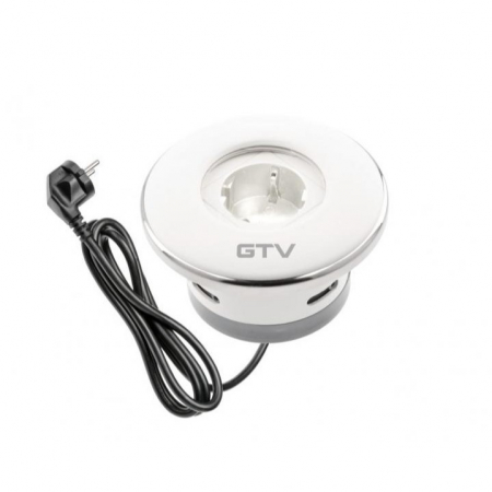 Prize incorporabile - Shutter - Priza incorporabila in blat, finisaj alb