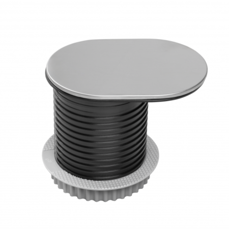 Prize incorporabile - Slide - Priza incorporabila in blat, cu o priza Schuko si port incarcare USB tip A+C, finisaj otel inoxidabil