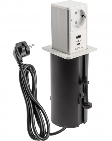 Prize incorporabile - Tower - Priza incorporabila in blat, finisaj alb