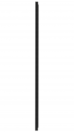 Manere lungi - Six - Profil maner pentru mobila, finisaj negru lava texturat, L:3000 mm