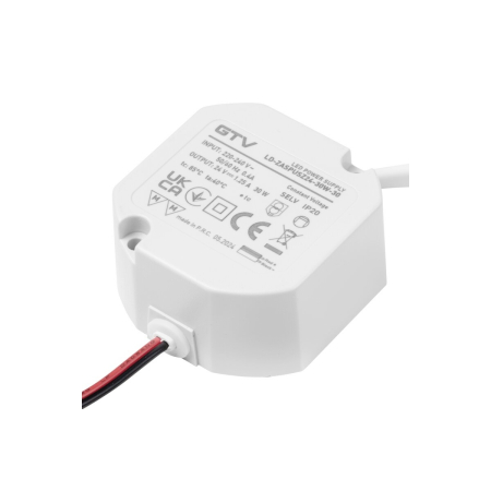 Transformator bandă led - Transformator GTV pentru bandă LED, 30W, 24V, IP20