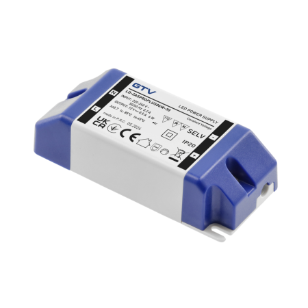 Transformator bandă led - Transformator Pro+ GTV pentru bandă LED, 6W, 12V, IP20