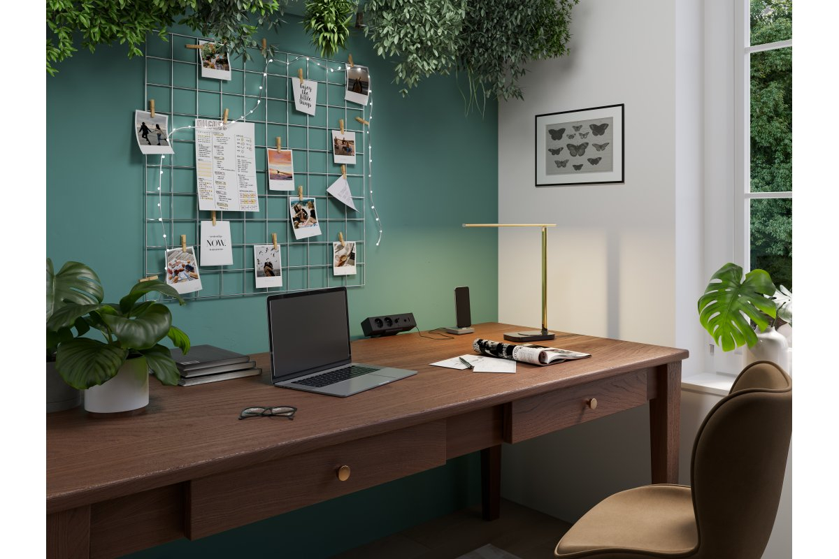 Bar – Priză pentru birou, cu 2 prize Schuko, HDMI, RJ45, USB tip A + C, finisaj negru [3]