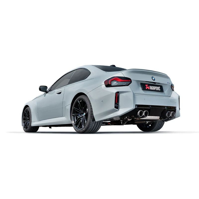 Toba esapament sport Akrapovic Slip-on line din Titan pentru BMW M2 Coupe (460 hp) 2022-2023 / G87  [2]