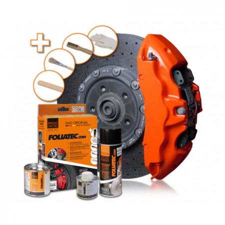 Tuning Auto - Vopsea etrieri portocalie, Flame Orange, Foliatec