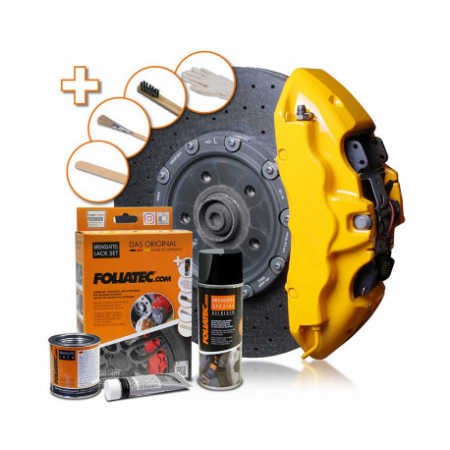 Tuning Auto - Vopsea etrieri galbena, Performance Yellow, Foliatec