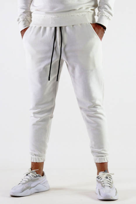 Pantaloni Barbati bumbac White [4]